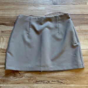 Abercrombie & Fitch Taupe Mini Skort